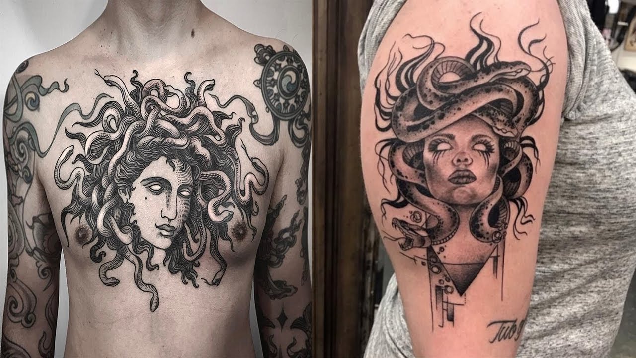 100 Beautiful Medusa Tattoos Youll Need to See  Tattoo Me Now