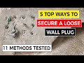 5 Top Ways to Secure a Loose Wall Plug (11 Methods Tested) 🧰