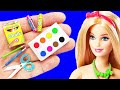 15 DIY BARBIE IDEAS and MINIATURE CRAFTS for Dolls