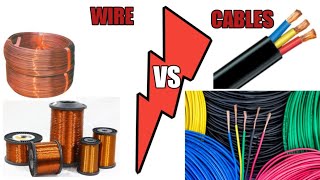 DIFFERENTS BETWEEN ELECTRICAL WIRES AND CABLES wires 1080p