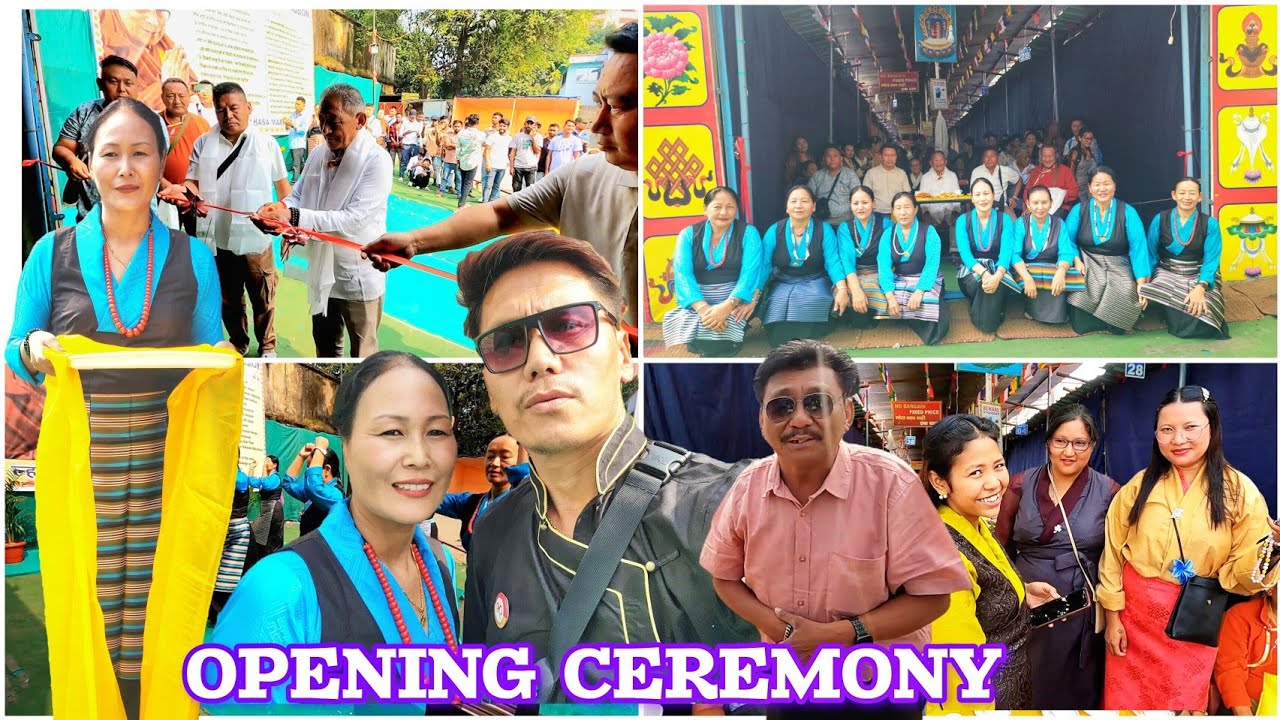 Opening Ceremony 🔥 Tibetan Refugee Market || Lhasa Market Dhanbad || Business Tibetan YouTuber 