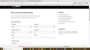 How to create a demo account on MT4-(XM)-Part 1