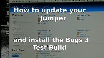 How to update software and models on the Black/Silver Jumper T8SG