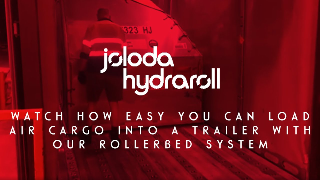 Watch How easy You Can Load Air Cargo Into a Trailer With our Rollerbed ...