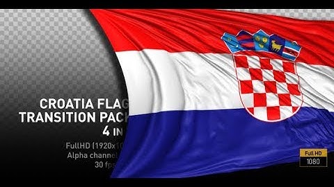 Croatia Flag Transitions | Motion Graphics - Videohive template