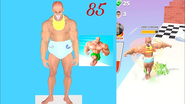 Muscle rush: Gameplay Walkthrough All Levels #Shorts Level 85