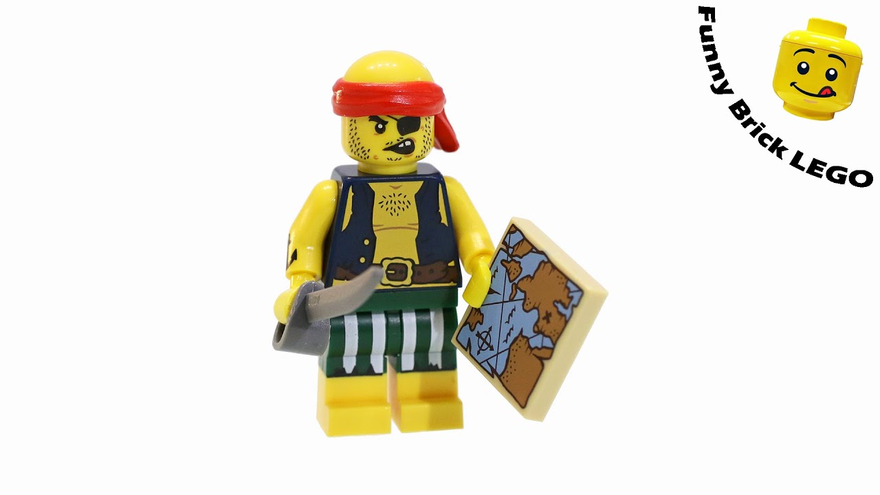 LEGO Minifigures Series 16 Scallywag Pirate / Le Pirate 71013-9 Speed Build & Review