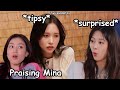 twice praising mina ft. momo wants to follow mina’s order