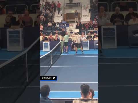 Ça a chauffé entre Moutet et son adversaire d'un match #shorts #tennis