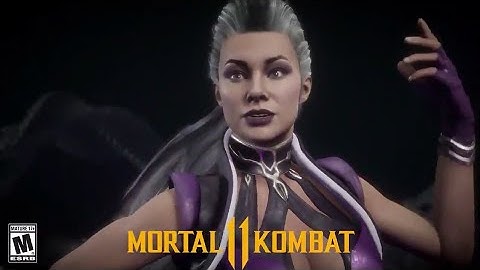 MK11 New Sindel Dialogue Intro with Geras Gothic Horror skin