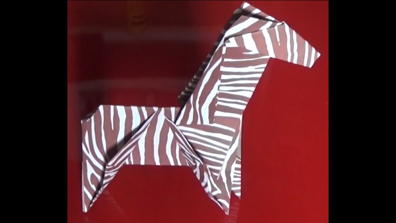 Le Zèbre En Origami