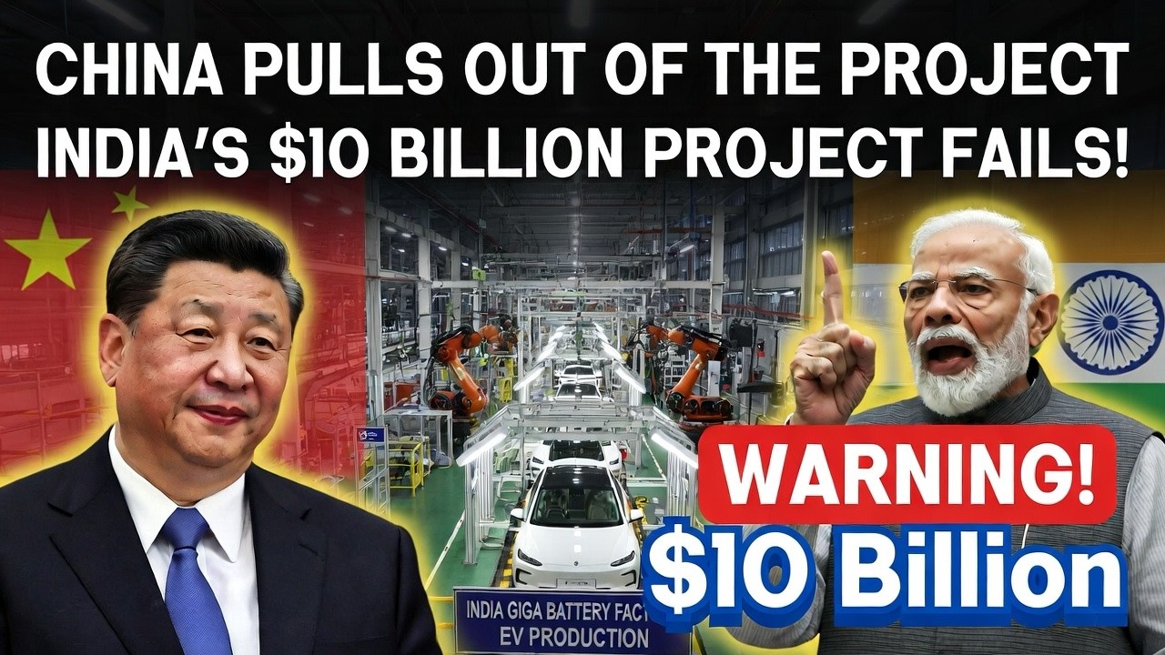 China QUITS India Deal! $10 Billion Lithium Battery Project COLLAPSES!