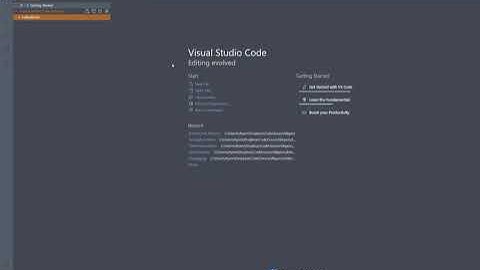 Starting a dotnet core console project in VSCode