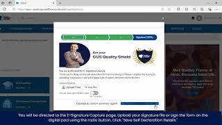 GUS Quality Shield Verification