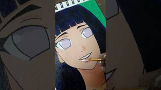 Hinata Hyuga 💜||Naruto||#anime #art #drawing #acrylicpainting #animeart #naruto #animelover #shorts