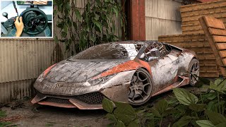 Rebuilding Lamborghini Huracan LP610 (1190HP) - Forza Horizon 5 | Thrustmaster T300RS + TH8A Shifter