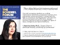 Schemel Forum: The Abolitionist International