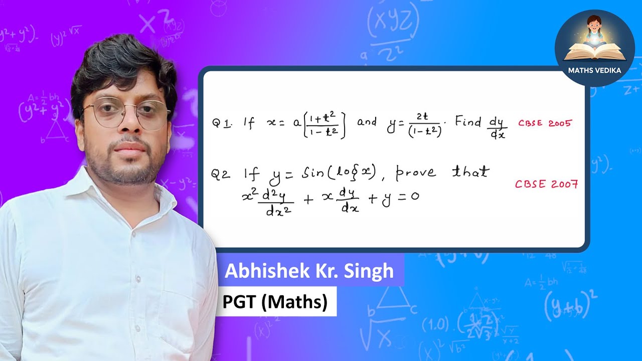 Differentiation  | CBSE Previous Year Questions (PYQs) | CBSE Board | @MathsVedika ​