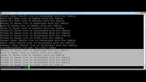 Work with AWK and CUT By IT Markaz (Urdu / Hindi)