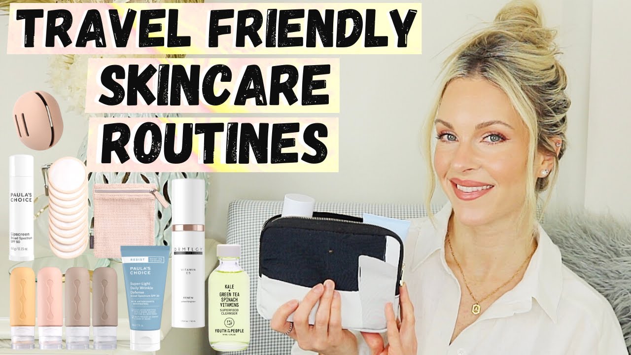 travel friendly skincare