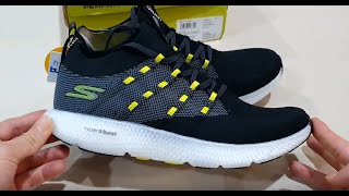 Unboxing SKECHERS GO RUN 7 HYPER BURST 55219-BKW WORLD BEST RUNNING SHOES (100% ASLI & RESMI) NO KW Resimi