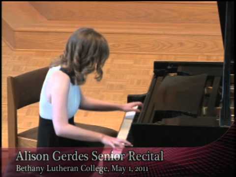 Alison Gerdes - A Senior Recital