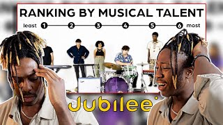 Celebrity Guitarist Producer Reacts: Jubilee - Musicians Ranking Themselves Profile