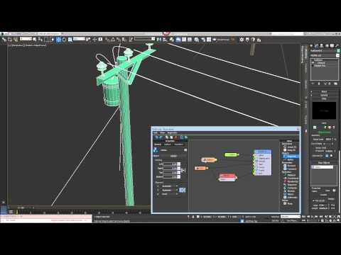 TUTORIAL: Creating power/telegraph lines using RailClone and 3ds Max (beginner)