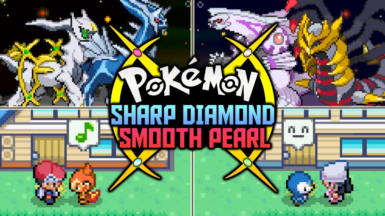 Pokemon Sharp Diamond And Pokemon Smooth Pearl  Includes Sinnoh Region,  Following Pokemon & More! 