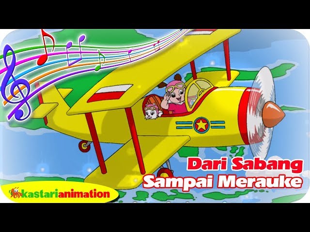 DARI SABANG SAMPAI MERAUKE (Lagu Nasional Indonesia) | Kastari Animation Official class=