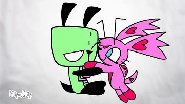 Invader Zim enter of Florpus Gir and Diva