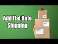 Add Flat Rate Shipping In Shopify | Shipping Settings