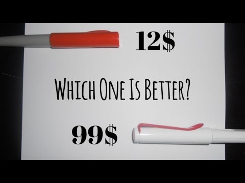 Lamy joy vs. Pilot Parallel Pen - Are Expensive Pens Worth It?