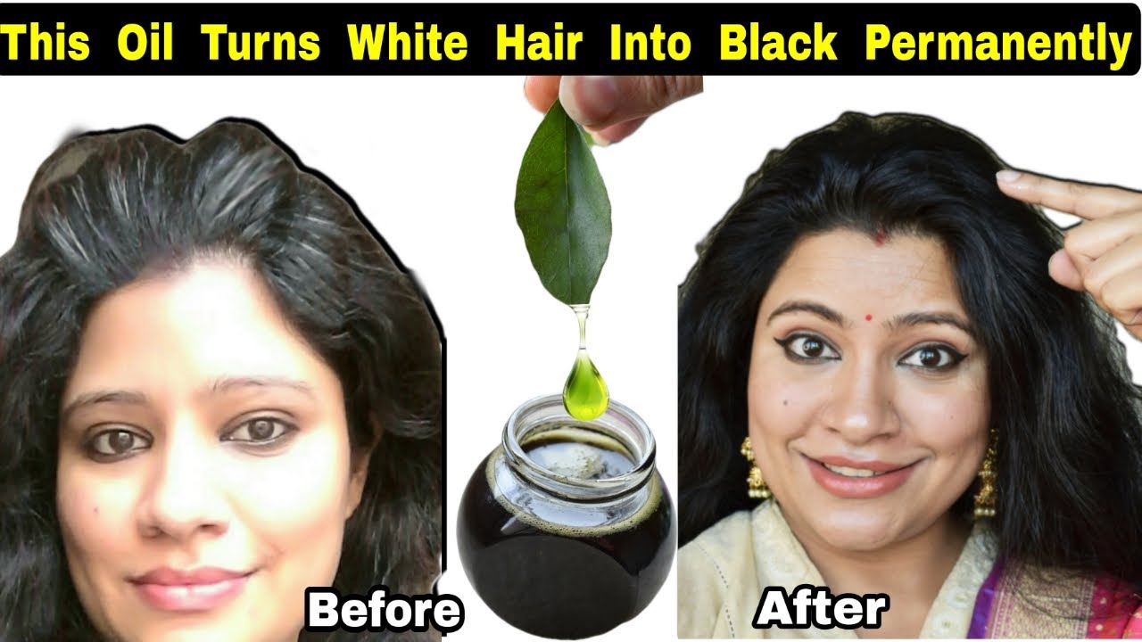 Turn White Hairs To Black Permanently 2 Most Powerful Remedies To Make