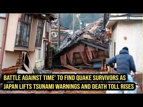 'Battle against time' to find quake survivors as Japan lifts tsunami ...
