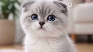 The Dark Secret of the Scottish Fold-Scottish Fold Cat Viral Song 😼 #cats #scottishfold 
