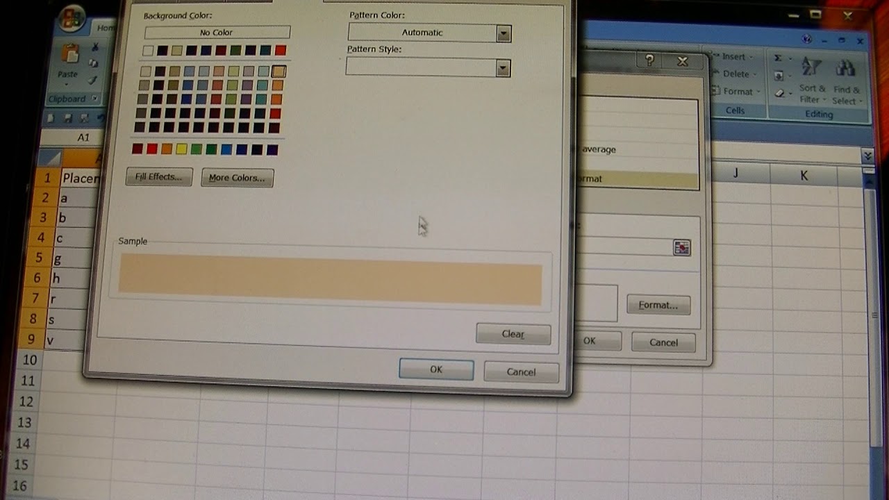 How To Add Conditional Formatting To Rows In MS Excel - YouTube