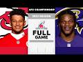 Kansas City Chiefs Vs Baltimore Ravens Full Game AFC Championship NFL 2023 Season Kansas City Chiefs Vs Baltimore Ravens Full Game AFC Championship NFL 2023 Season