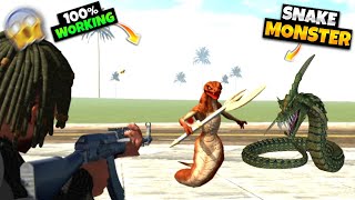 SNAKE MONSTER CHEAT CODE 🐍 | INDIAN BIKE DRIVING 3D NEW UPDATE | MAXER screenshot 2