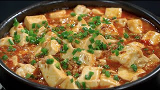 麻婆豆腐这样做麻辣鲜香太过瘾了Chef Ajian shows you tips to make best Mapo Tofu. Spicy and fragrant, so satisfying!