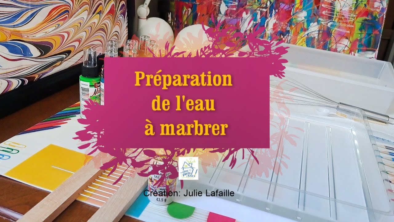 Kit Peinture à L’eau Marbrée Pour Enfants – 6 Couleurs + Or Métallique – Activité Créative 6-12 Ans