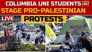 LIVE: Columbia anti-Israeli protest leader banned from campus, 550 arrested across US | India Today