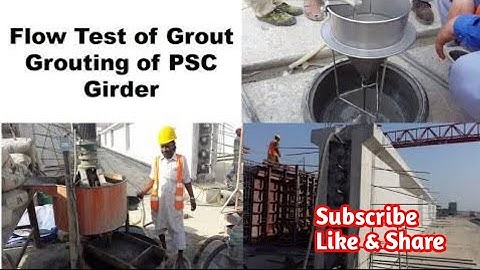 Precast Girders Grouting Procedure