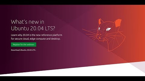 Ubuntu 20.04 LTS - Simple Installation