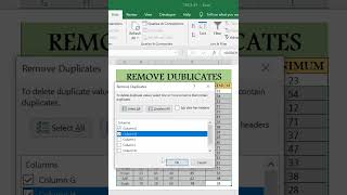 Say Goodbye to Duplicate Cell Or  Rows! MSXL Trick Revealed