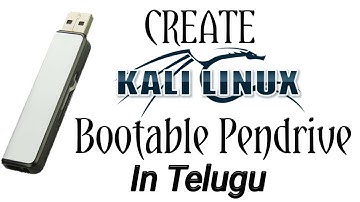 How to create Kali Linux Bootable Pendrive in Telugu || Prasanth Tech Tuts