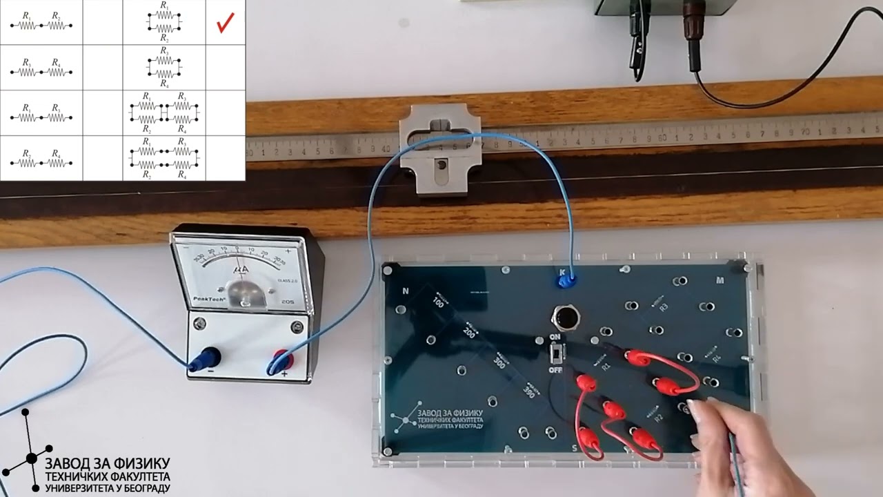 22. Određivanje otpornosti Vitstonovim mostom