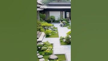 Không gian cảnh quan sân vườn phong cách Nhật Bản #thietkesan #xuhuong #sanvuondep #trending