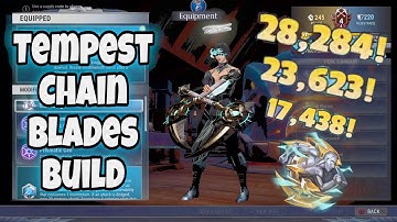 NEW TEMPEST CHAIN BLADES BUILD DAUNTLESS 2024
