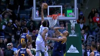 Poster Dunk de OG Anunoby a Giannis Antetokounmpo!! 😮😮😮📸 #JR33